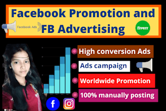 do facebook promotion and  fb advertising