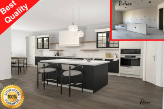 do virtual renovation, virtual staging of your property