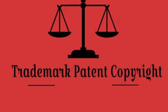 search, prepare and file trademark, design or utility patent