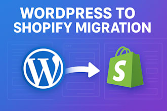 migration any wordpress site to shopify