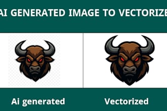 vectorize your ai generated logo or graphics