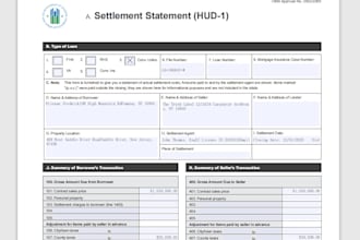do mortgage leads US closing disclosure hud 1 preparation