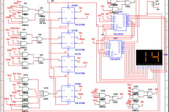 design a power electronics, analog and digital circuit