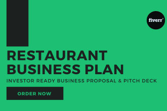 be a restaurant business plan writer for you