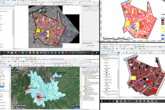 do your gis mapping digitizing, georeferencing, parcel editing, spatial analysis