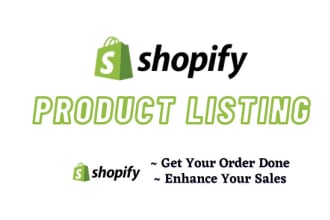 do shopify product listing bulk upload, store design