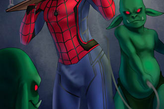 draw nsfw character illustration
