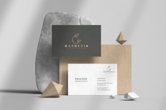 create outstanding print ready business card for you