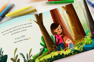 do picture book or children story book for amazon KDP
