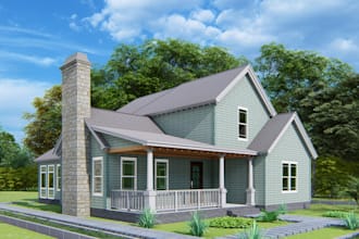 create architectural and interior rendering