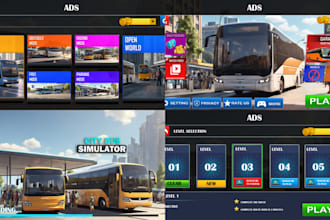 design a professional game UI and screenshots