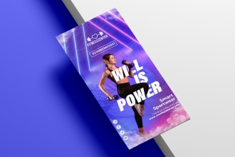 create premium quality flyer design for you