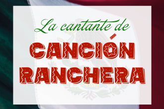 cantar la canción al estilo mariachi