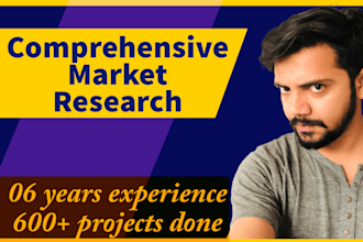 do comprehensive market research