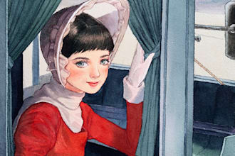 create unique portrait or custom watercolor illustration