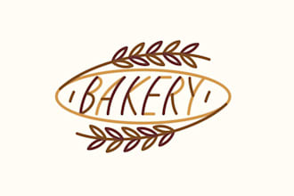 design beautiful bakery logo with satisfaction guaranteed