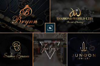 design luxury fashion jewelry boutique minimalist logo