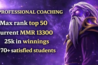 teach you how to gain mmr, 13330 mmr, max top 50 eu