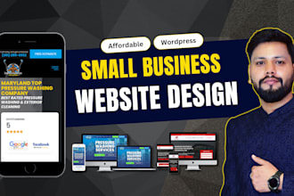 design an affordable wordpress website for small businesses and startups
