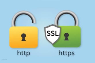 install SSL on your domain to secure the website connection