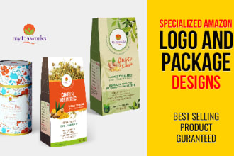 design brand logo and product box packaging