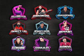 create a professional streaming, twitch, gaming logo