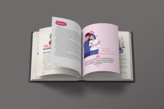 do the book layout design and typeset or format