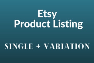 do etsy product listing, product upload to etsy and printful
