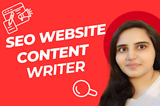 be your professional SEO website content writer
