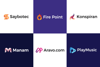 design a modern application tech app logo for software saas platform android ios