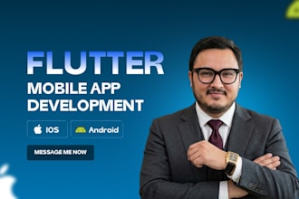 build your flutter mobile app as an expert flutter developer
