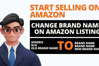 change generic name or your existing brand name on the amazon listing