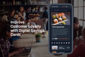create a digital loyalty savings card for your business
