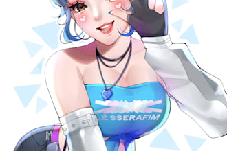 draw you, fanart, or oc in my anime style