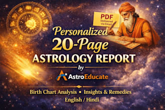 forecast full life 20 pages birth chart readings