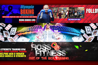 create premium youtube banner in 24h