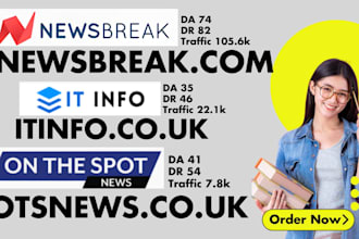 do SEO backlinks guest post on newsbreak , itinfo , otsnews