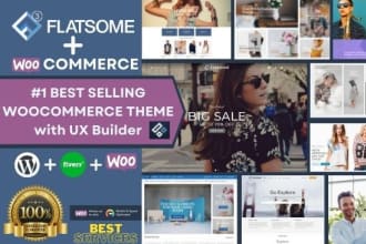 do ecommerce wordpress website design and customization with flatsome theme