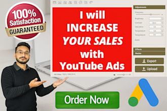 create youtube advertising ads promotion campaign with leads