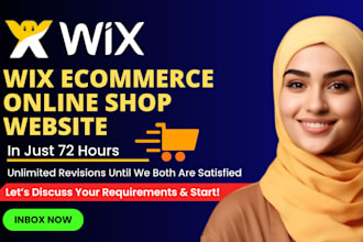 develop a fully functional wix ecommerce store or  website