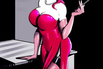 illustrate pinups and erotic artworks