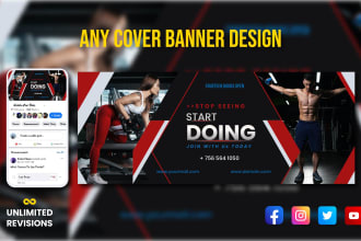 design your facebook cover or social media banner in 24hrs
