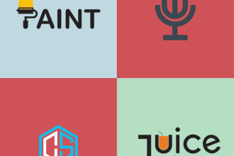 do unique minimalist creative custom logo design