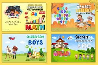 design kids activity book for KDP, etsy