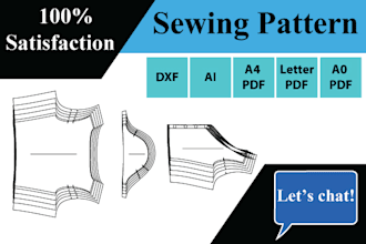making clothing sewing pattern for your project