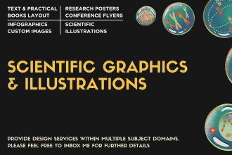design scientific illustration and graphical abstract