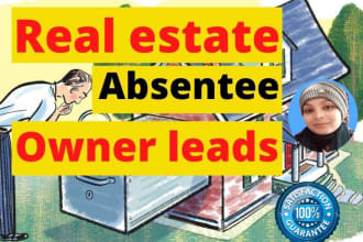 provide real estate absentee owner leads with skip tracing