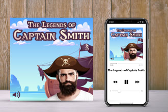 design a professional podcast cover art