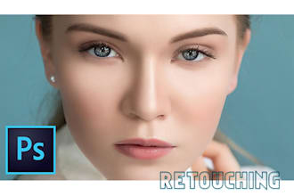 do photo retouching, enhancement, skin smoothing