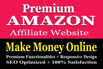 develop your amazon affiliate website or affiliate marketing website